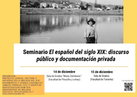Seminario El español del siglo XIX: discurso público y documentación privada
