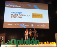 El equipo MART (Málaga Racing Team) de Fórmula Student ha resultado ganador en la categoría Startup en la XI edición de los premios Enterprise 4.0. 