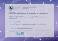 Jornada OTRI: Valorización de resultados de investigación en la UMA