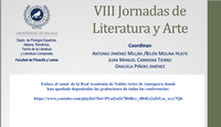 Conferencias de las "Octavas Jornadas de Literatura y Arte"