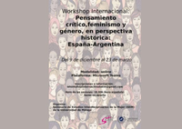 Workshop Internacional "Pensamiento crítico, feminismo y género, en perspectiva histórica: España-Argentina"