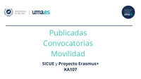 Convocatorias SICUE y PROYECTO ERASMUS+ KA 107