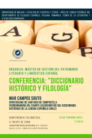 Conferencia: "Diccionario histórico y filología"