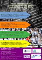 I Ciclo Internacional de Conferencias: Política, género y cultura en el mundo actual