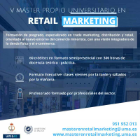 Aprobada la V edición del Máster en Retail Marketing 