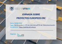 JORNADA SOBRE PROYECTOS EUROPEOS ERC