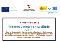Convocatoria Misiones Ciencia e Innovación 2022 del CDTI
