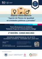 Experto Universitario en "Agente de Planes de Igualdad en entidades públicas y privadas" 