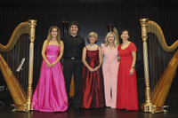 Paula Coronas y el Cuarteto de Arpas de Málaga celebran con éxito dos conciertos solidarios organizados por el CEIT