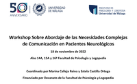 Workshop Sobre Abordaje de las Necesidades Complejas de Comunicación en Pacientes Neurológicos 