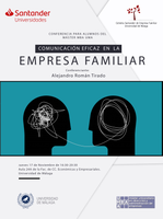 Comunicación eficaz en la Empresa Familiar, en el MBA de la UMA