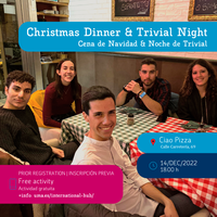 14 DIC | CHRISTMAS DINNER & TRIVIAL GAME