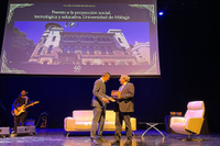 SER Málaga entrega a la UMA el Premio a la Proyección Social, Tecnológica y Educativa