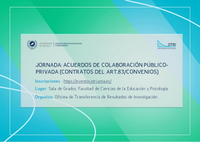 Jornada "Acuerdos de Colaboración Público-Privada (Contratos del Art.83/ Convenios)". Ciclo Jornadas OTRI 2022-23