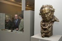 Benlliure, en el Rectorado de la Universidad de Málaga
