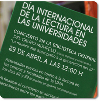 DÍA INTERNACIONAL DE LA LECTURA EN LAS UNIVERSIDADES