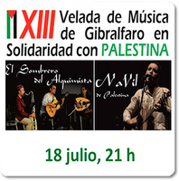 XIII VELADA DE MÚSICA DE GIBRALFARO EN SOLIDARIDAD CON PALESTINA