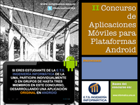 II Concurso de Aplicaciones Móviles para Plataformas Android