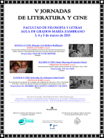 JORNADAS LITERATURA Y CINE