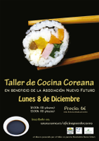 Taller de cocina coreana en el Rastrillo Nuevo Futuro