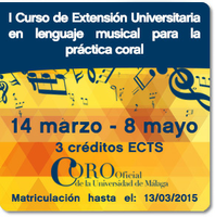 I Curso de Extensión Universitaria en Lenguaje musical para la práctica coral