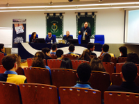 Alumnos del Colegio Novaschool Añoreta visitan nuestra Facultad