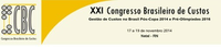 El Departamento de Contabilidad y Gestión participa en el XXI Congreso Brasileiro de Custos