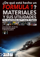 CONFERENCIA: ¿De qué está hecho un Fórmula I? Materiales y sus utilidades