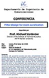 Conferencia: "Filter design for room auralization"