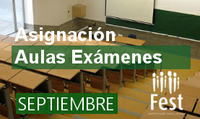 Asignación de aulas de los exámenes de septiembre