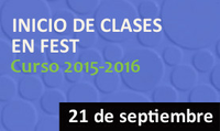 Inicio de clases en FEST. Curso 2015-2016