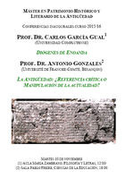 CONFERENCIAS INAUGURALES CURSO 2015/16