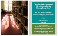 Conferencia sobre “Acreditación del Profesorado Universitario en España: Balance y Perspectivas”