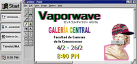 Galería Central abre las exposiciones del 2016 con ‘Vaporwave’