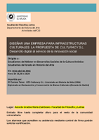 Actividad de Orientación profesional: 14 abril, 16.30 h. Sala María Zambrano. Facultad de Filosofía y Letras.
