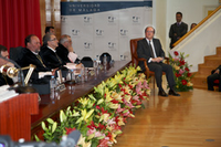 Acto de Imposición de la Medalla de Oro de la Universidad de Málaga a D. Ángel Gabilondo Pujol