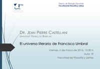 Conferencia Dr. Jean Pierre Castellani