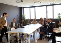 Una delegación de la Universidad Politécnica de Valencia visita el Link by UMA-Atech