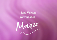 Calendario de Actividades para marzo de Red Vértice