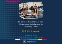 III Curso de Transición a la Vida Universitaria de la Facultad de Filosofía y Letras
