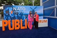 La profesora de la UMA Patricia Chica, invitada en el 'NATO PUBLIC FORUM 2025'