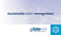 Próxima apertura de la nueva convocatoria europea de la Asociación Europea Water4All “Sustainable water management”