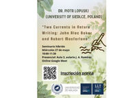 Seminario híbrido: “Two Currents in Nature Writing: John Alec Baker and Robert Macfarlane”
