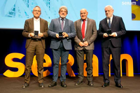 El profesor Francisco Sendra, Medalla de Oro de la Sociedad Española de Radiología Médica