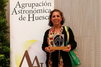 La profesora María Rosa López, premiada por la Federación de Asociaciones Astronómicas de España