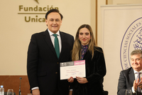 La alumna de la UMA María del Carmen Salazar, premio andaluz a la mejor trayectoria académica