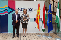 La embajadora de Hungría en España se reúne en la UMA para estudiar vías de colaboración