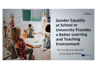 GENDER EQUALITY AT SCHOOL OR UNIVERSITY PROVIDES A BETTER LEARNING AND TEACHING ENVIROMENT