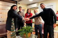 Un instante del acto de constitución