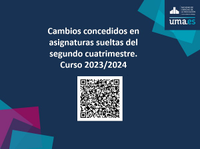Cambios concedidos asignaturas segundo cuatrimestre 2023/2024
